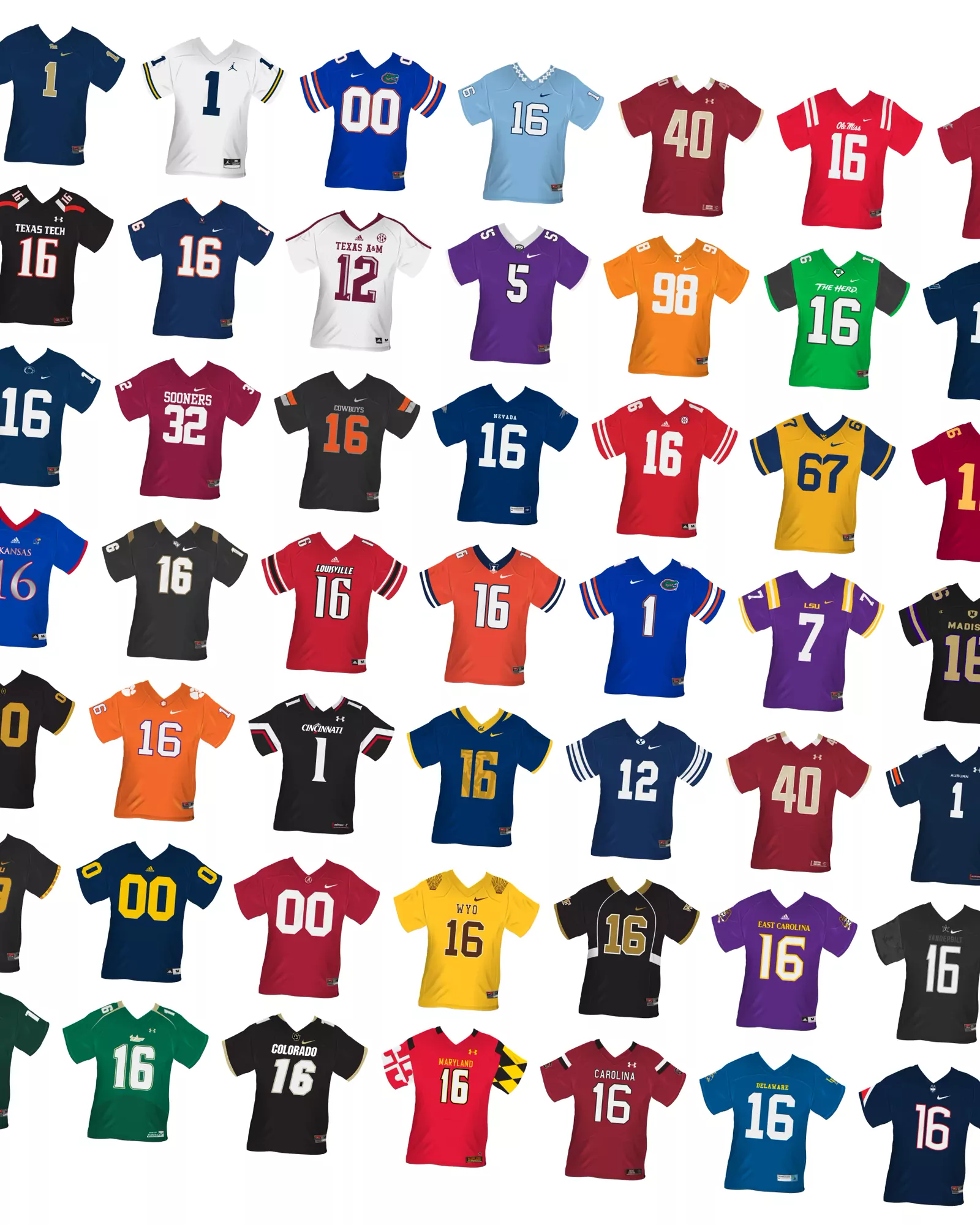 Team colors across the system